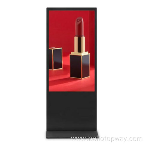 Capacitive touch screen for advertising player